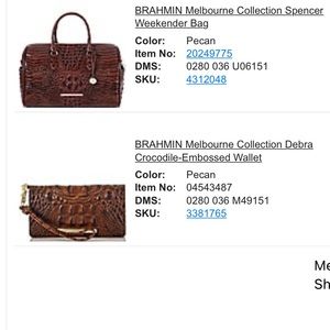 Approx. 15.75'' W x 10.25'' H x 7.50'' D bag; 5" handle drop; 21" strap drop